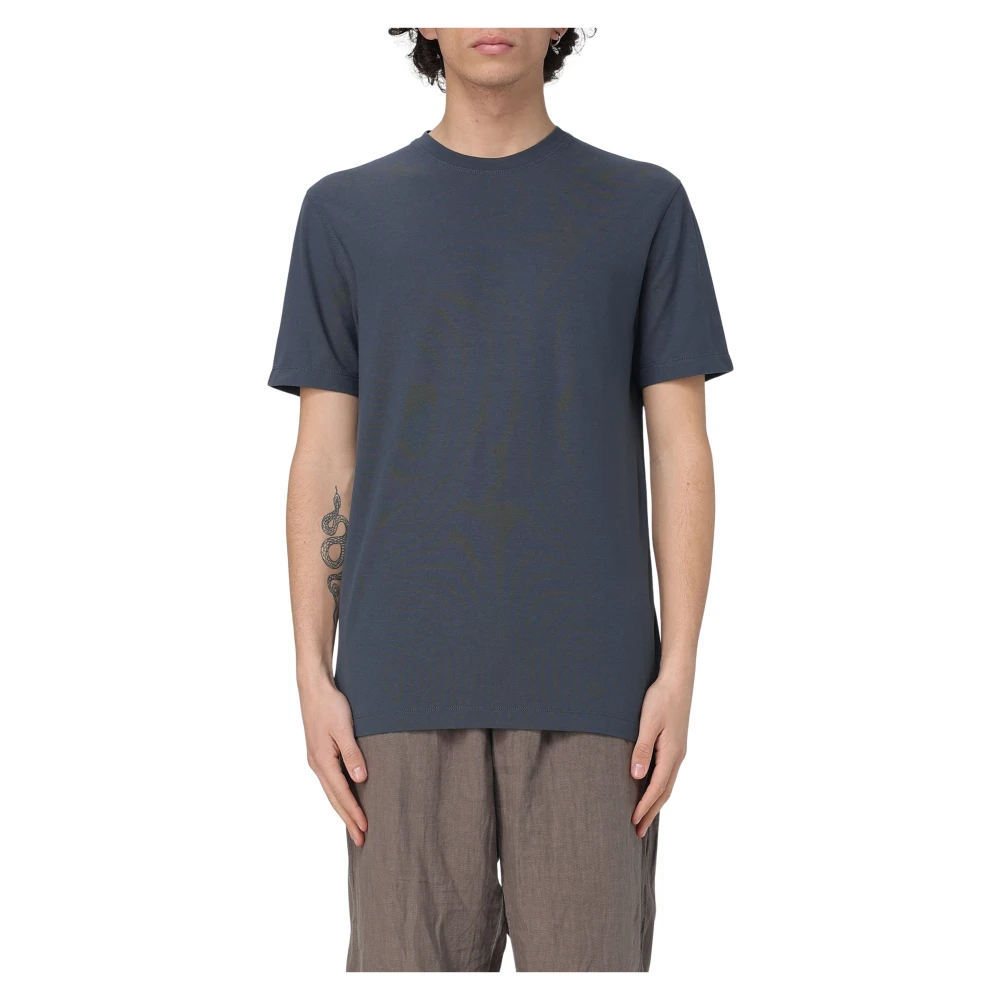 Zanone - Tops > T-Shirts - Blue - Zanone - Modalova