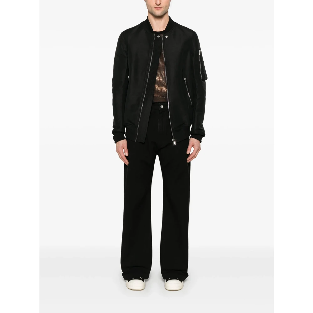 Rick Owens Wijde Jeans Black Heren