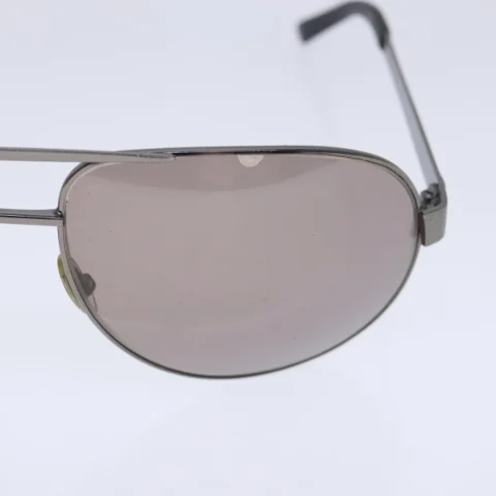 Gucci Vintage Pre-owned Metal sunglasses Gray Dames