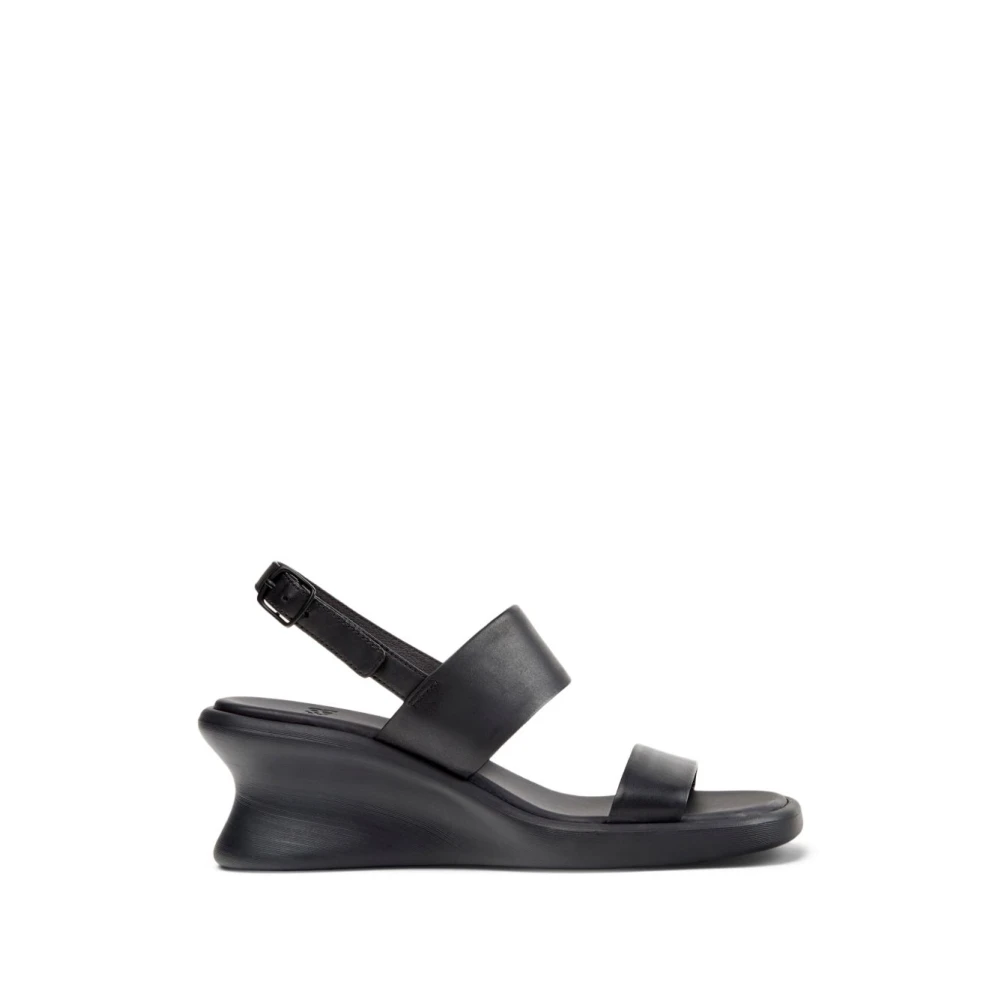 Camper Women's Black Wedges, 8 Uk, Slingback Wedge Sandal