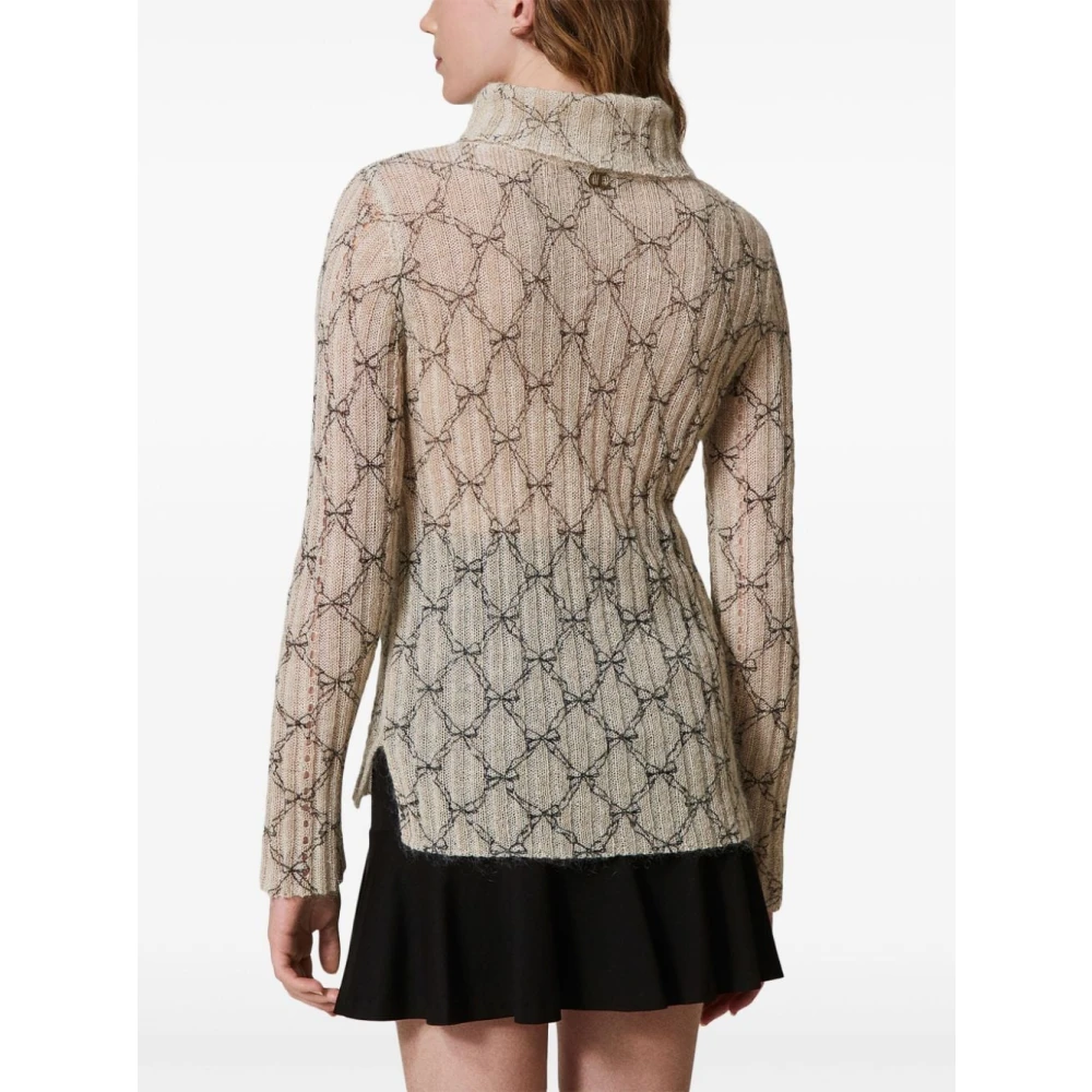 Twinset Crème Sweaters Set Beige Dames