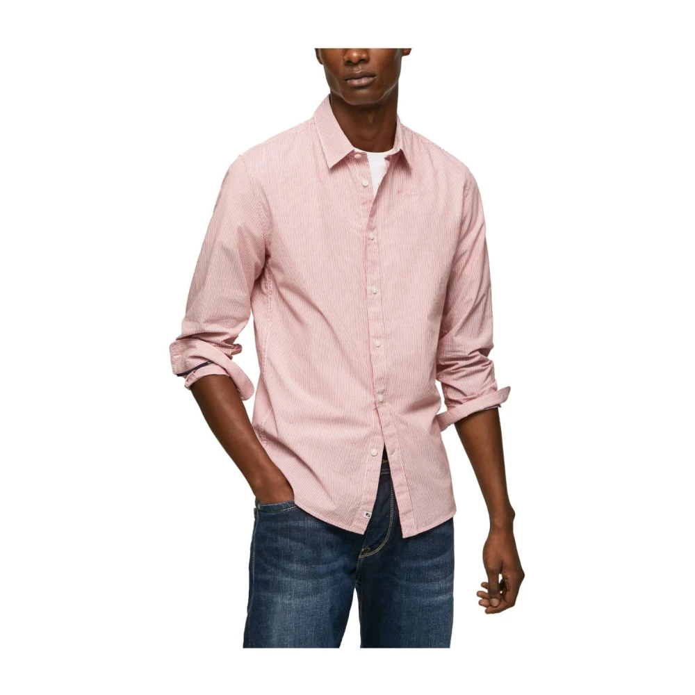 Pepe Jeans Men's Red Casual Shirt - Casual Shirts - S - Shirts