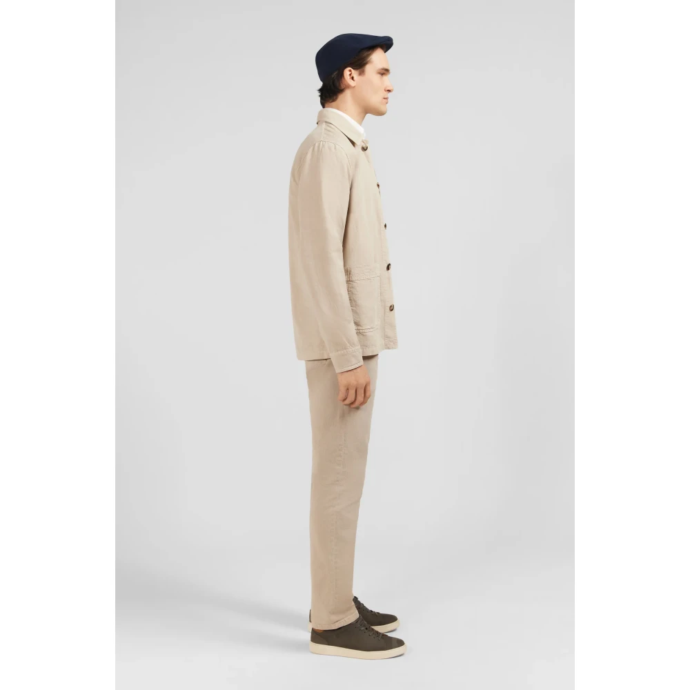 Eden Park Overhemd Beige Heren