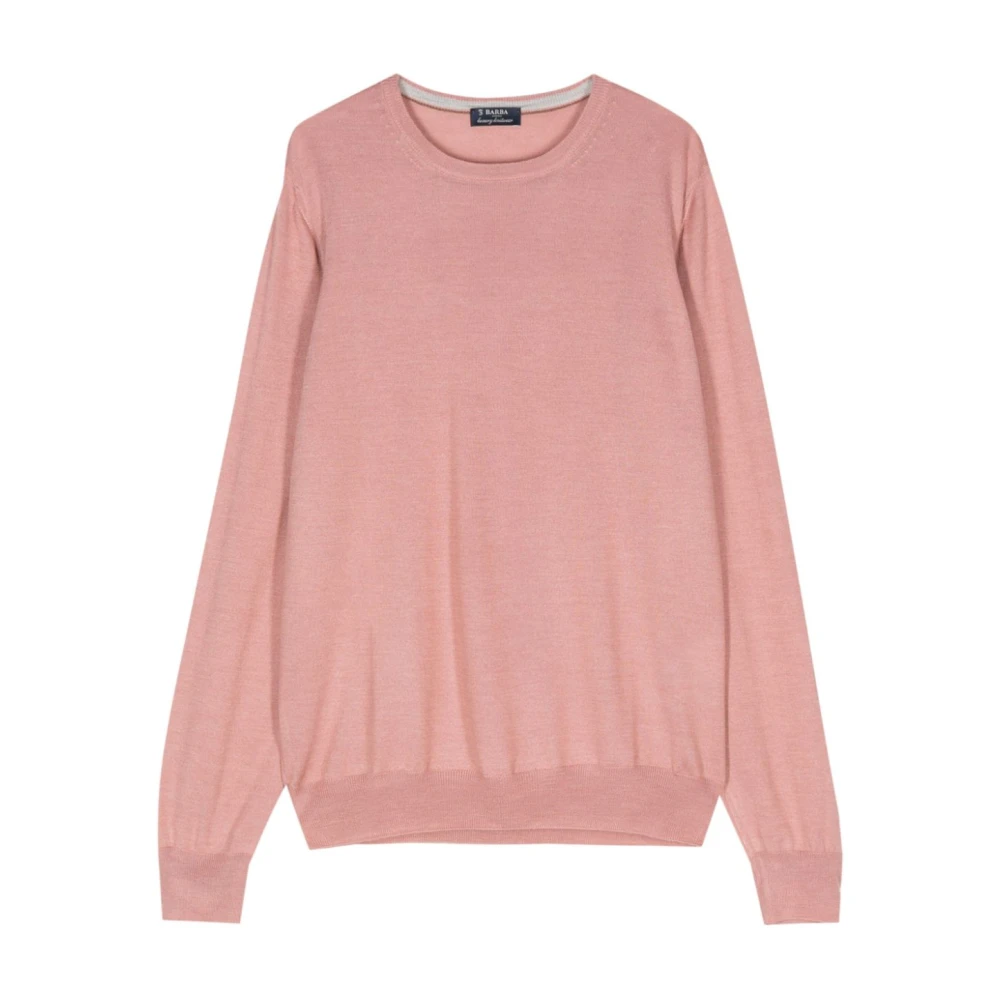 Barba Roze Sweatshirt Ss24 Pink Heren