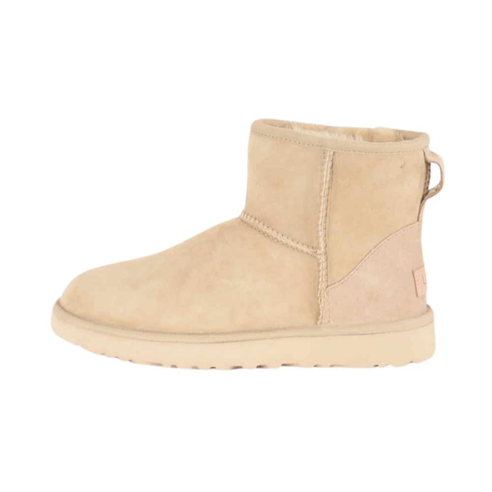 Ugg Klassieke Mini II Schapenleren Laarzen Beige Dames