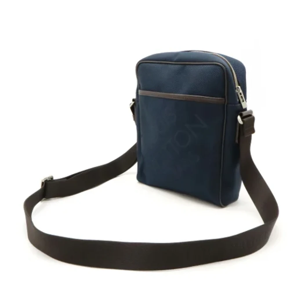 Louis Vuitton Vintage Pre-owned Fabric louis-vuitton-bags Blue Heren