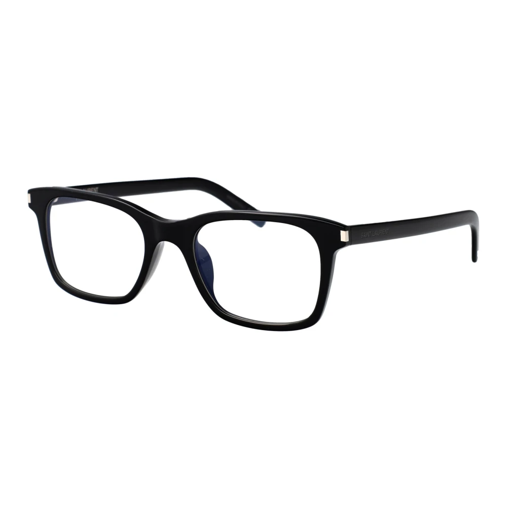 Saint Laurent Men's Black Glasses, 51 Mm, Slim Optical Glasses