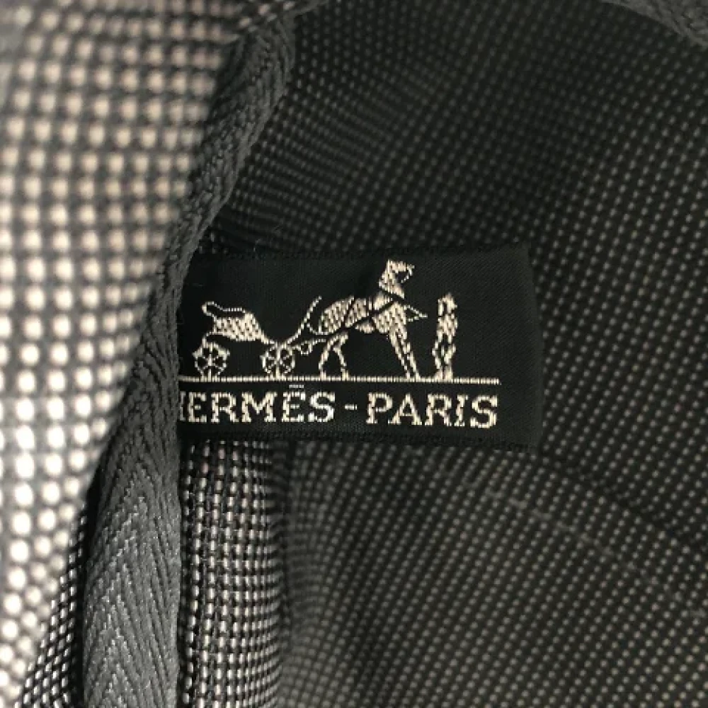 Hermès Vintage Pre-owned Fabric totes Black Dames