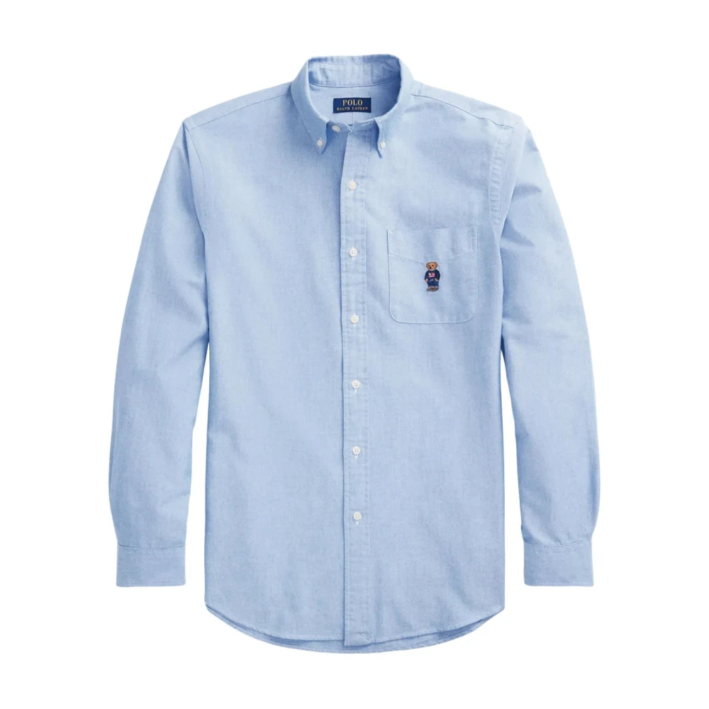 Polo Ralph Lauren Men's Blue Casual Long Sleeve Shirt