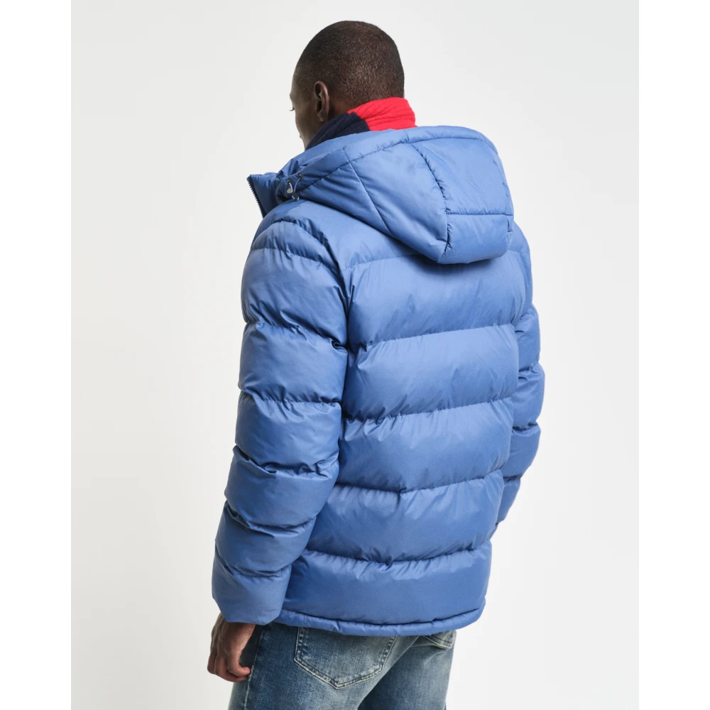 Gant Waterafstotende Hooded Active Cloud Jacket Blue Heren