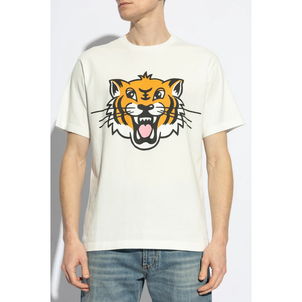Kenzo T-shirt met print White Heren