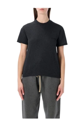 Avslappnad bomulls-T-shirt
