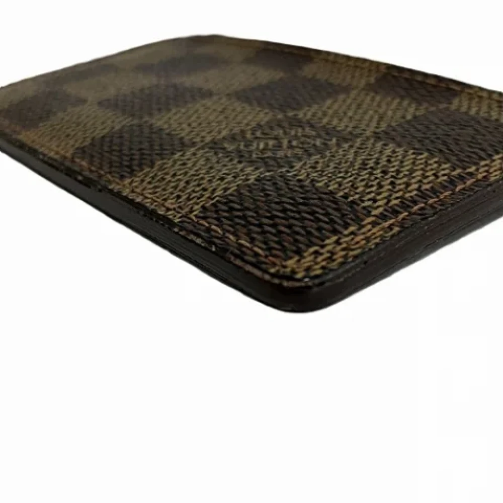 Louis Vuitton Vintage Pre-owned Fabric wallets Brown Dames