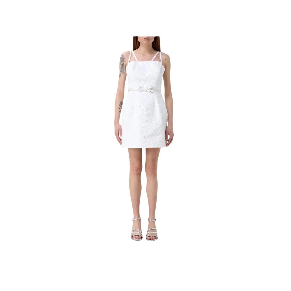 Elisabetta Franchi Beige Polyester Casual Dress - IT42 - Image 2