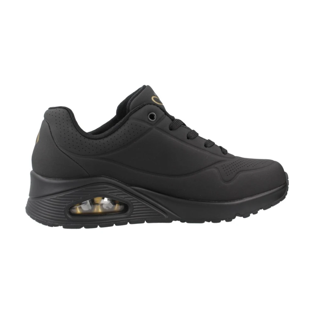 Skechers Gouden Hart Sneakers Dames Schoenen Zwart