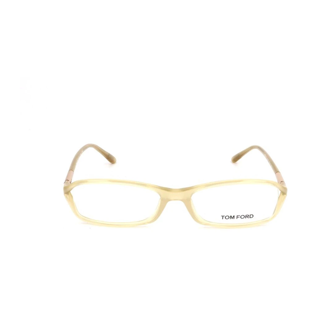 Tom Ford Groene Acetaatframes voor vrouwen Beige Dames