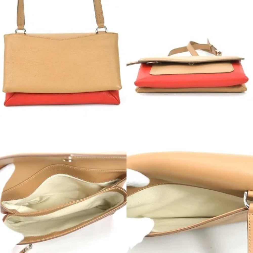 Givenchy Pre-owned Fabric crossbody-bags Beige Dames