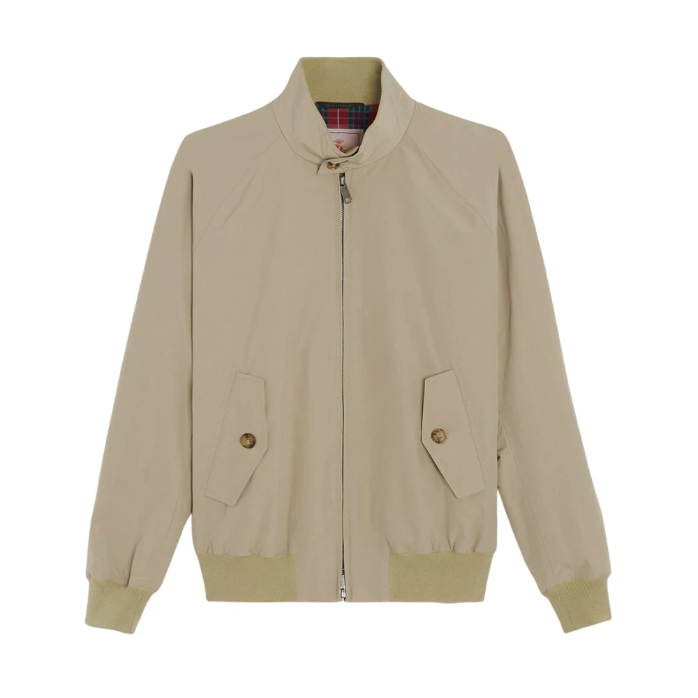 Baracuta Polyesterjas voor mannen Beige Heren