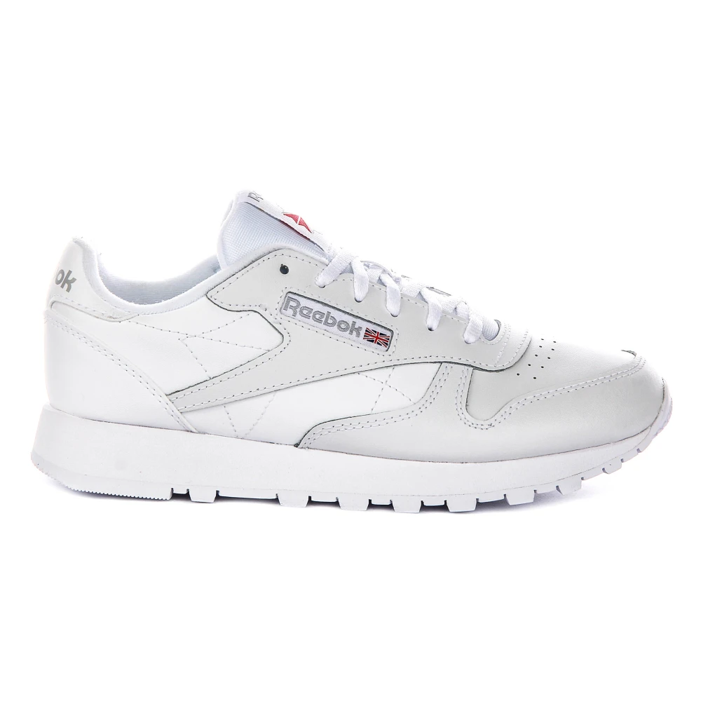 Reebok Men's White Sneakers, 8 1/2 Uk, Classic Leather