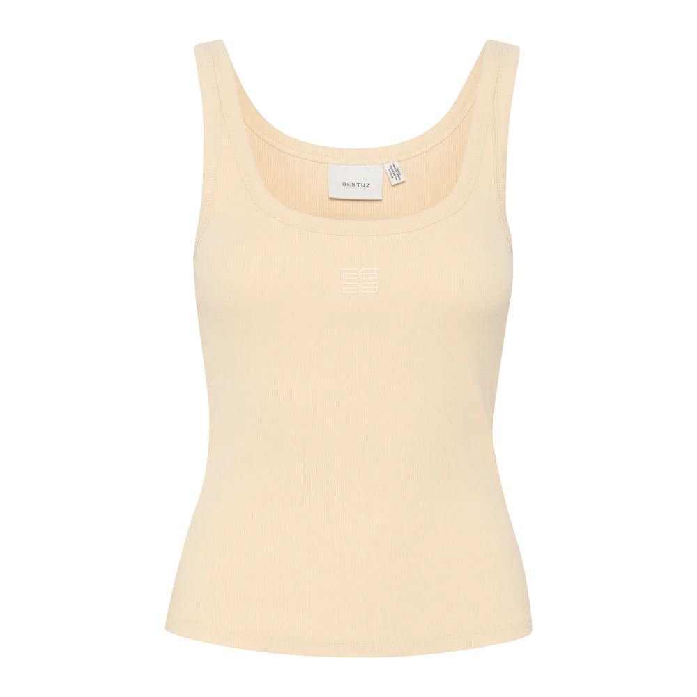 Gestuz Logo Top 2.0 Boter Geel Yellow Dames