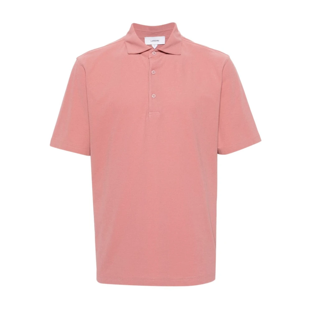 Lardini Koraalroze Polo Shirt Pink Heren