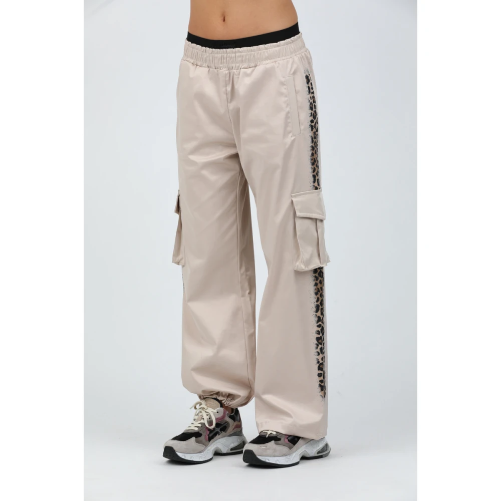 Disclaimer Wide Trousers White Dames