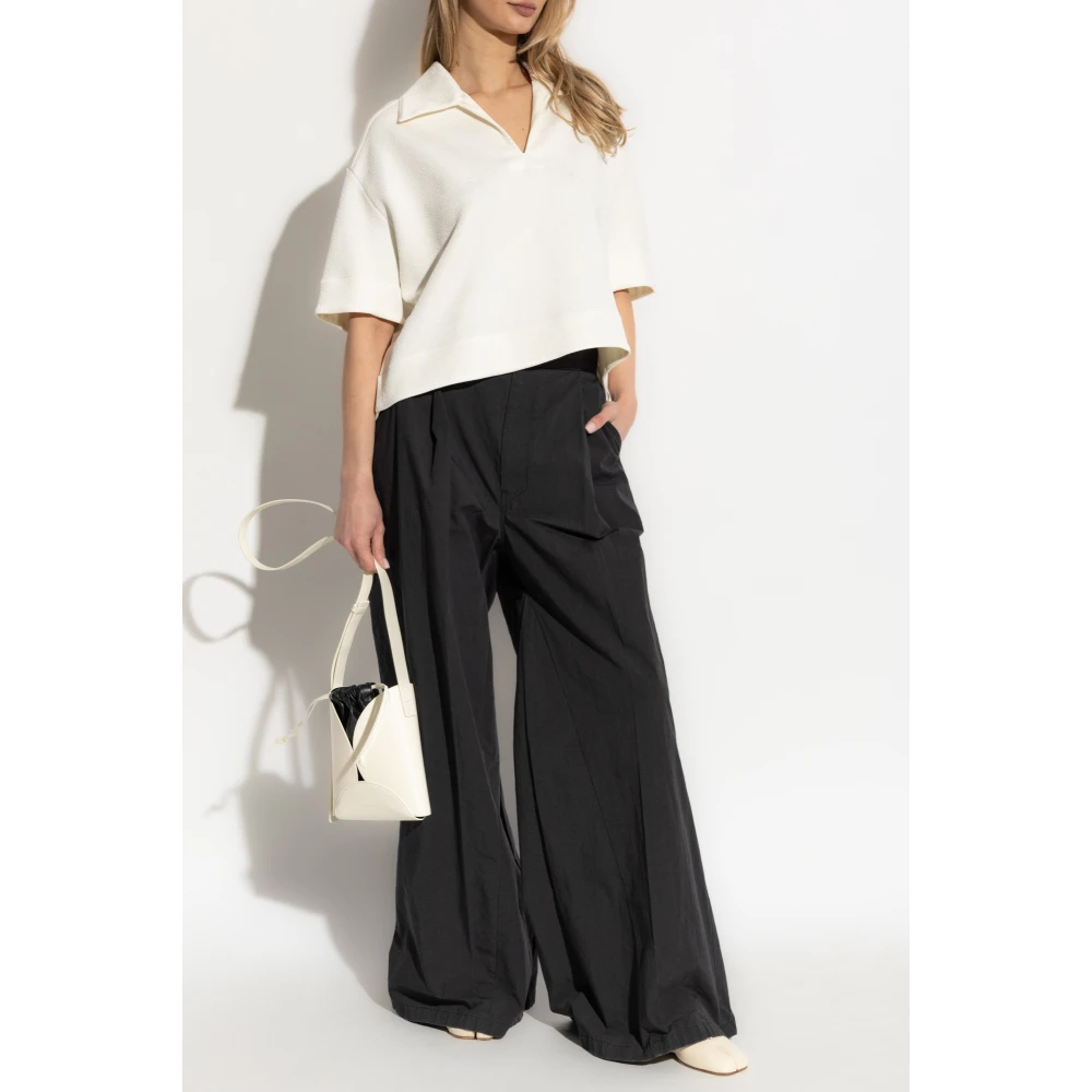 Jil Sander Ruimvallende polo Beige Dames