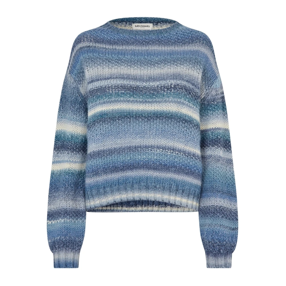Lollys Laundry Women's Blue Round-Neck Knitwear, L, Fairhavenll Jumper Light Jumper