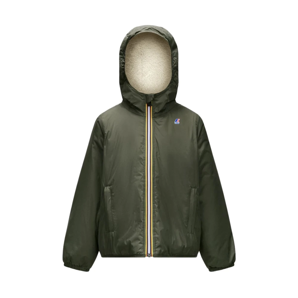 K-Way Unisex Kids Green 3.0 Claude Orsetto Kids Jacket - Light Jackets - 16 Y - Kids