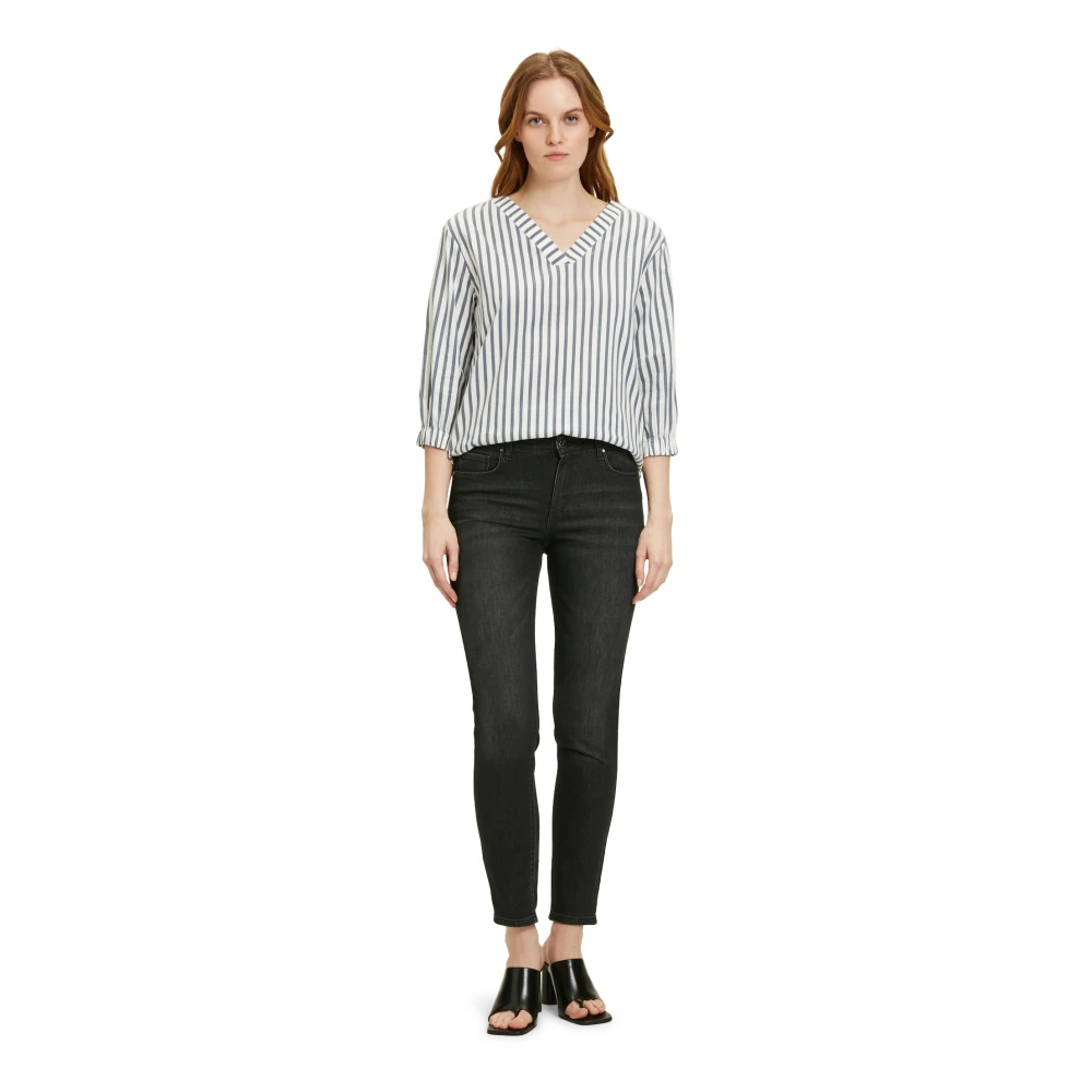 Betty & Co Gestreepte blouse met 3 4 mouw Multicolor Dames