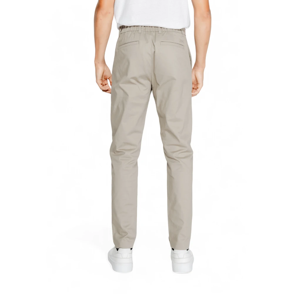 Calvin Klein Jeans Stretchkatoenen herenbroek Herfst Wintercollectie Beige Heren