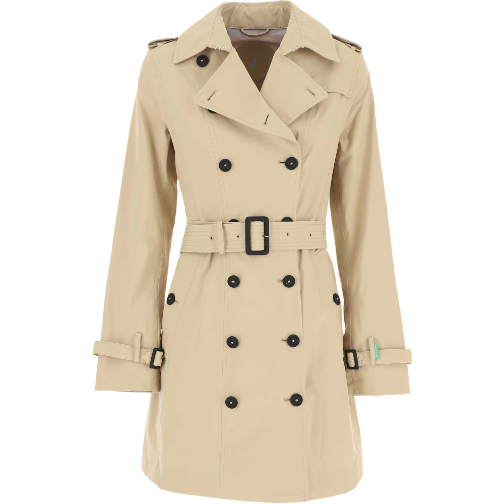 Save The Duck Women's Beige Trench Coat For