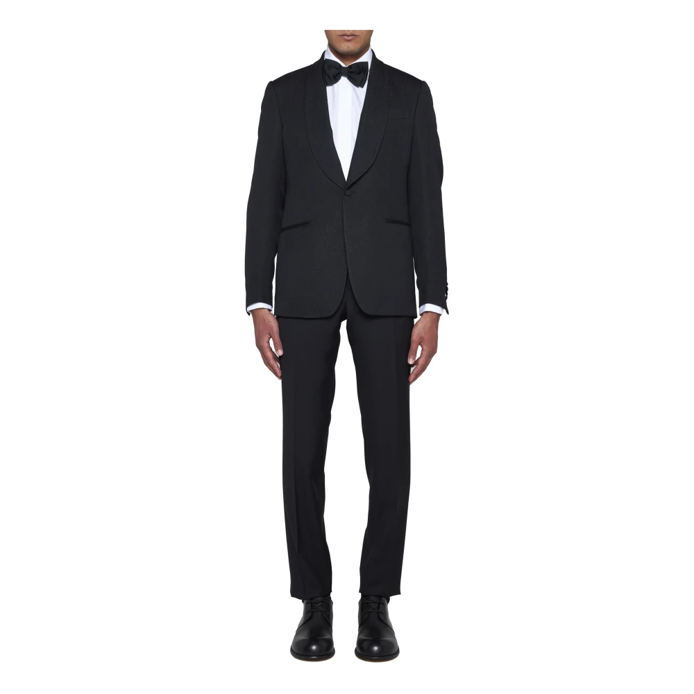 Lardini Zwarte Herenjassen Black Heren