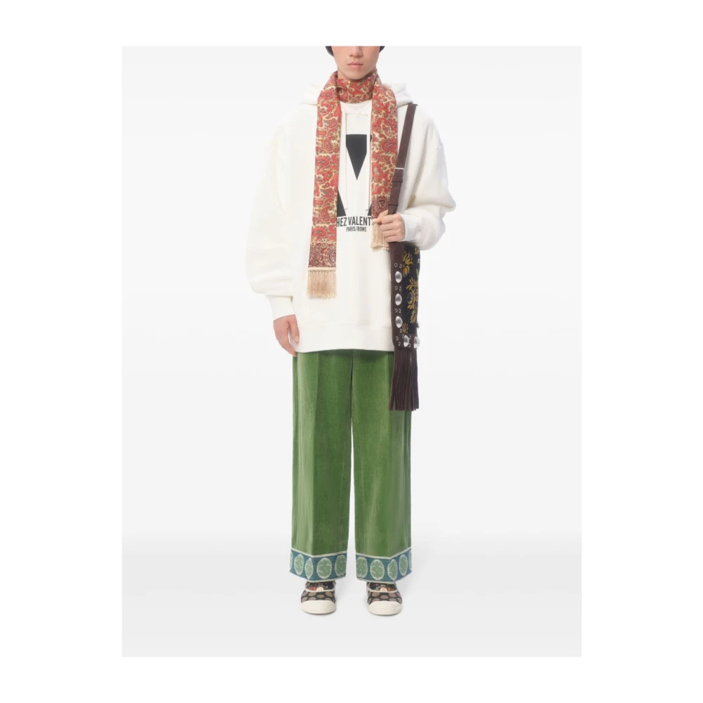Valentino Garavani Ivory Sweaters voor Vrouwen Beige Heren
