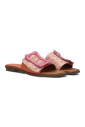 trendy-oranje-slippers-met-multi-color-bovenwerk
