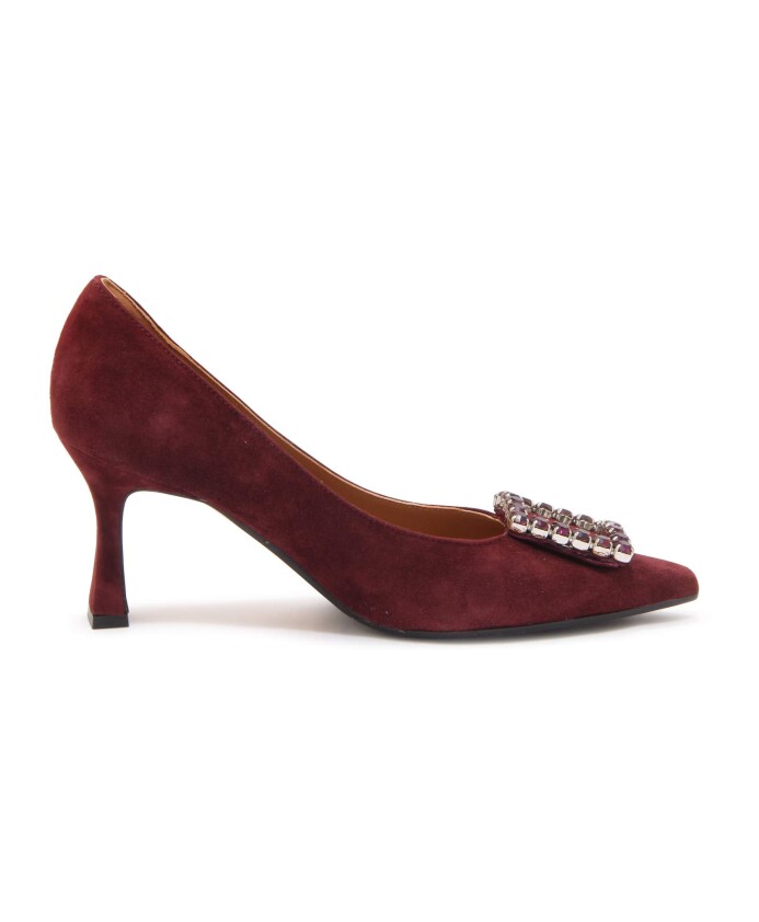 burgundy-suede-high-heel-shoes
