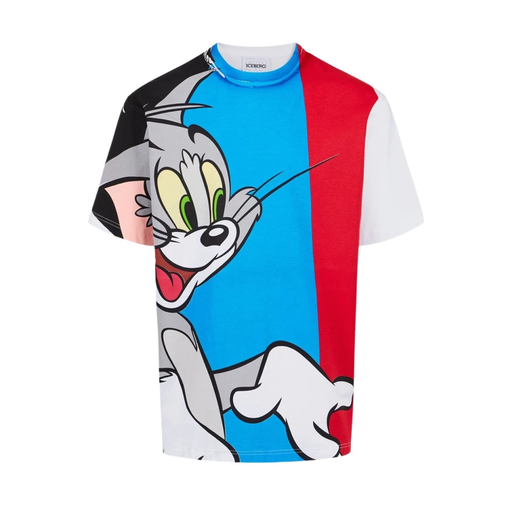 Iceberg T-shirt met Tom uit de The Re-Edit collectie Multicolor Heren