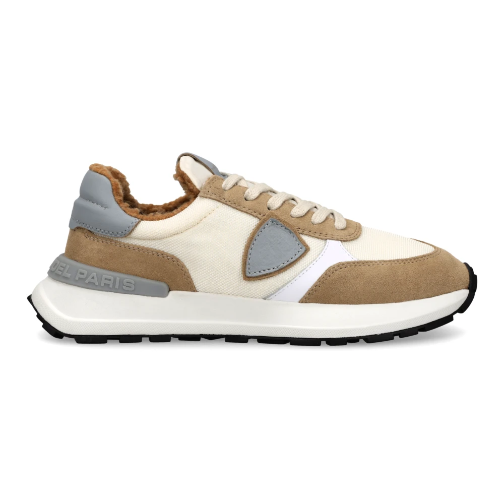 Philippe Model Antibes Running Dames Schoenen Beige