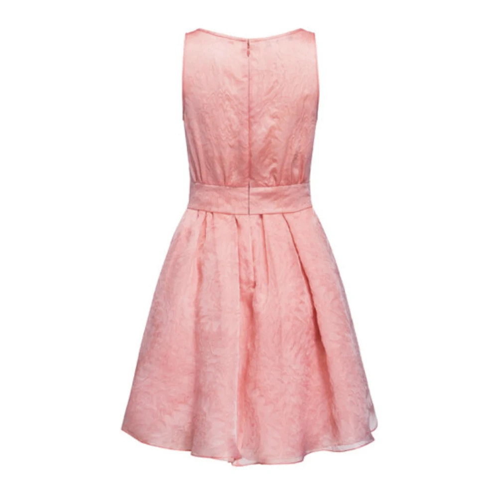 Emporio Armani Stijlvolle korte jurken voor vrouwen Pink Dames