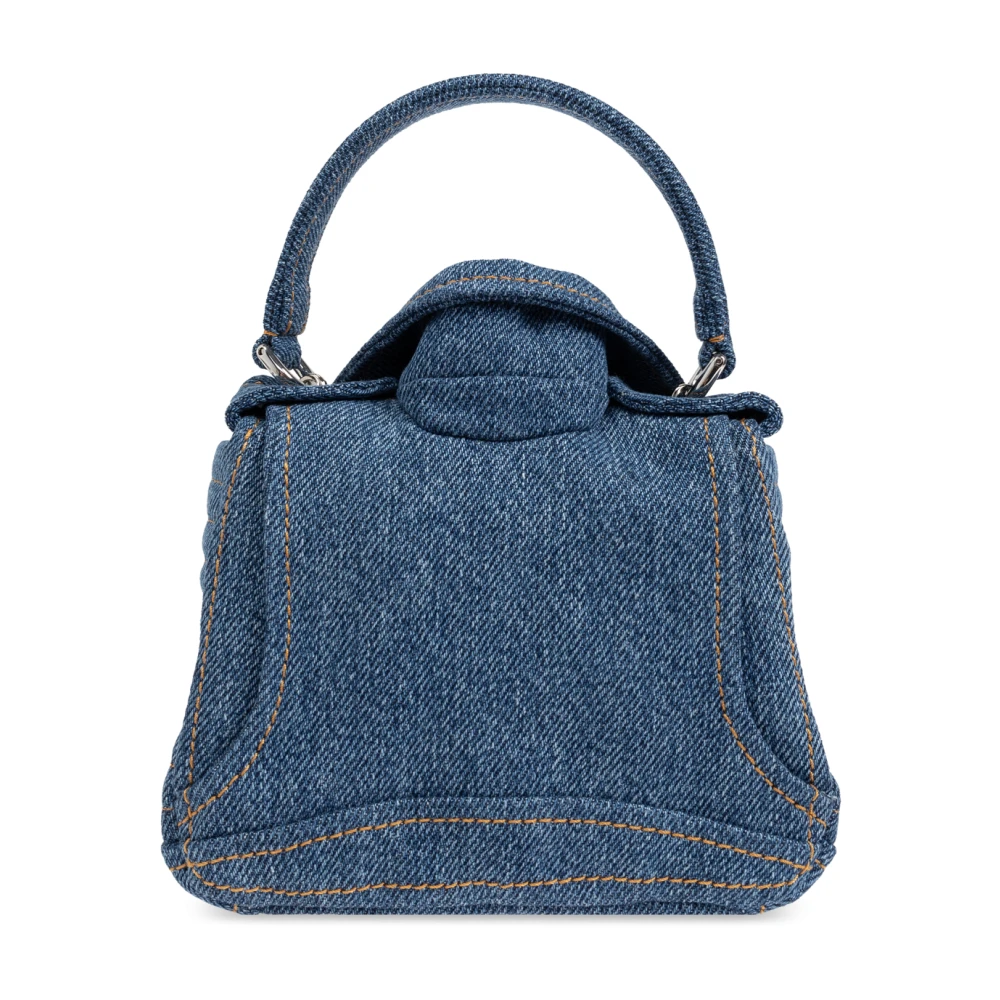 Moschino Schoudertas Blue Dames