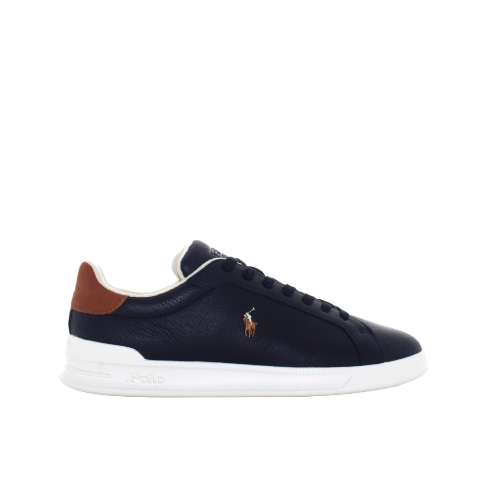 Polo Ralph Lauren Men's Blue Sneakers, 10 Uk, Heritage Court Ii