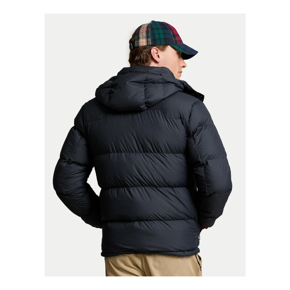 Polo Ralph Lauren Zwarte Donsjas Regular Fit Black Heren