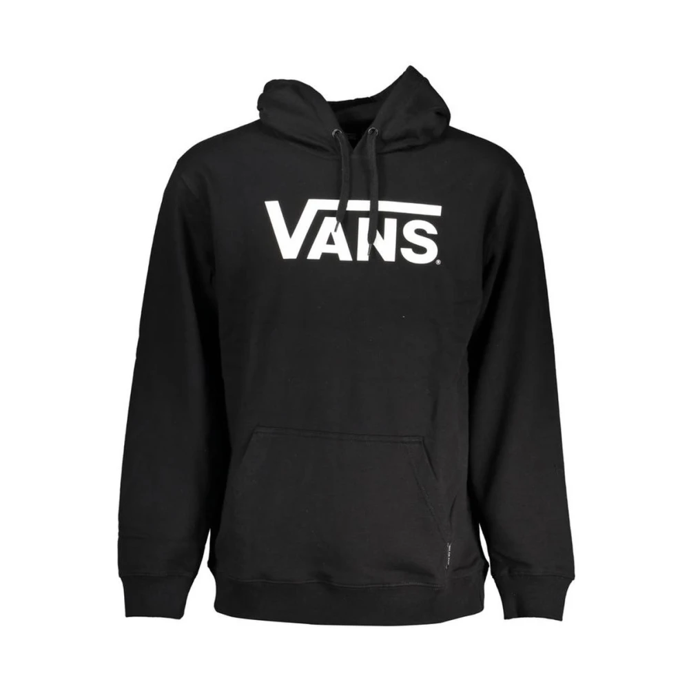 Vans Men's Black Hoodie With Logo Print - Hoodies - M - Sweatshirts & Hoodies