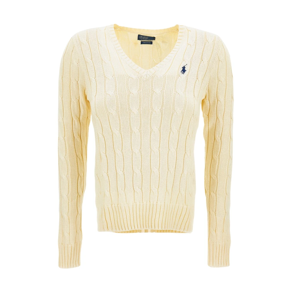 Polo Ralph Lauren Damen Beige Strickwaren, Sgröße: