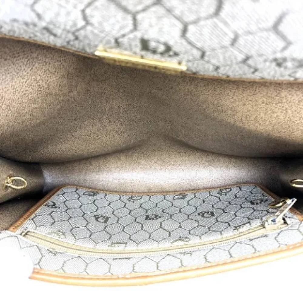 Dior Vintage Pre-owned Canvas dior-bags Beige Dames