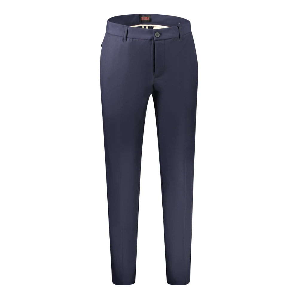 Guess Blauwe Sportieve Elastische Taillebroek voor Heren Blue Heren