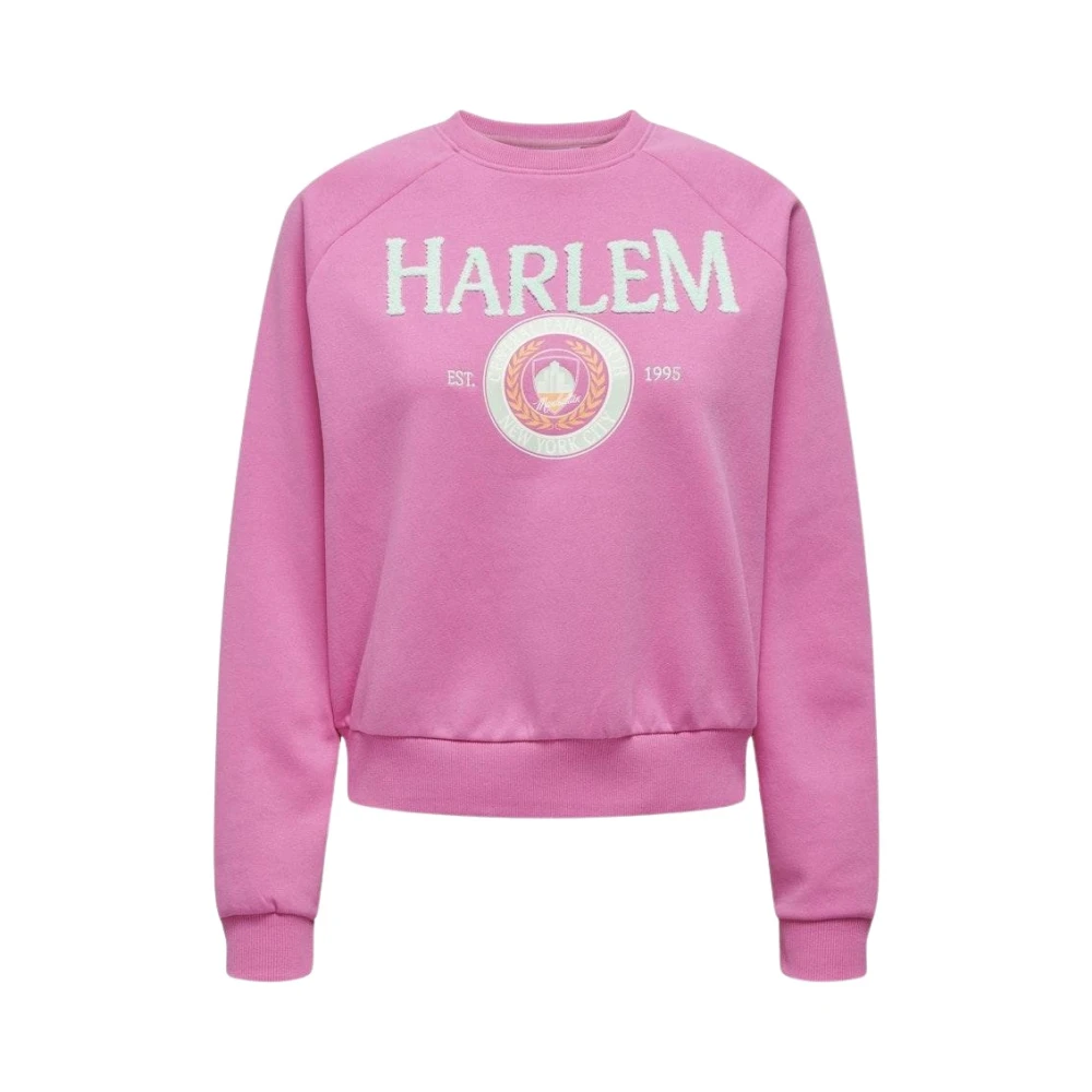 Only Sweatshirts Pink Dames
