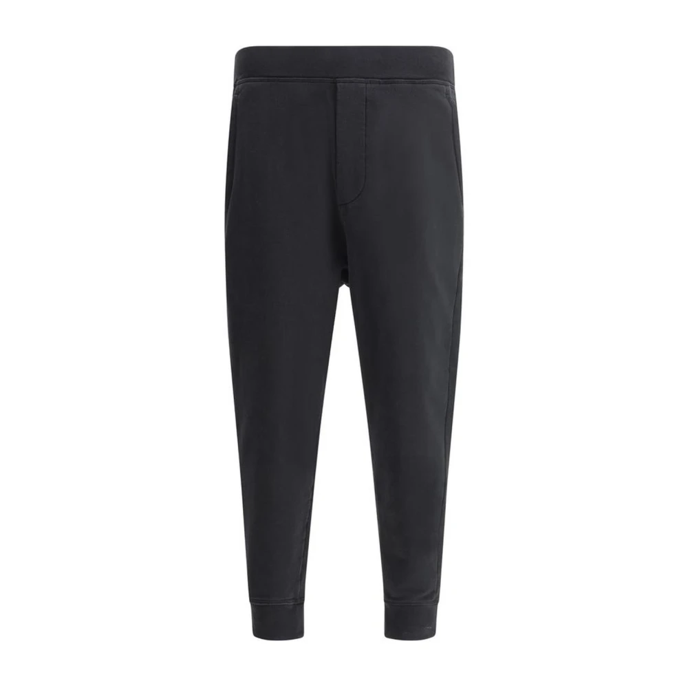 Dsquared2 Comfortabele Jogger Sweatpants met zijzakken Black Heren