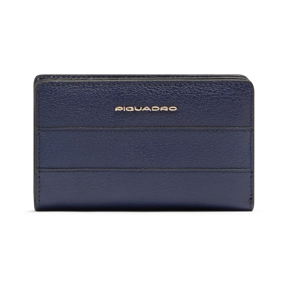 Piquadro Femme Bleu Accessoires, Taille: One Size Portefeuille Bifold
