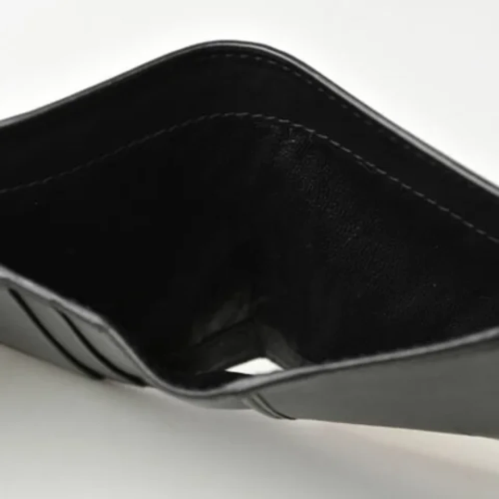Bottega Veneta Vintage Pre-owned Leather wallets Black Heren
